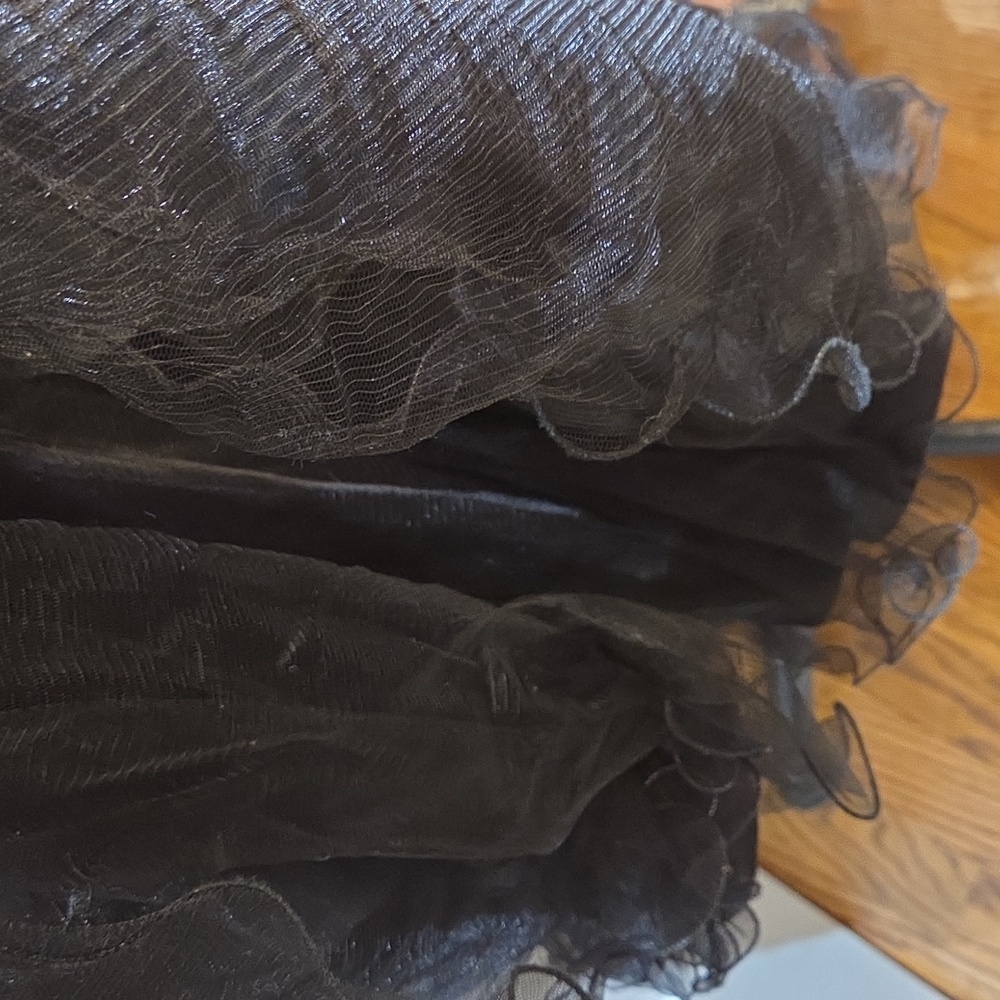 Nwot XL Anny Lee Black and Zirconia  Mini Dress Ballroom - Picture 11 of 17